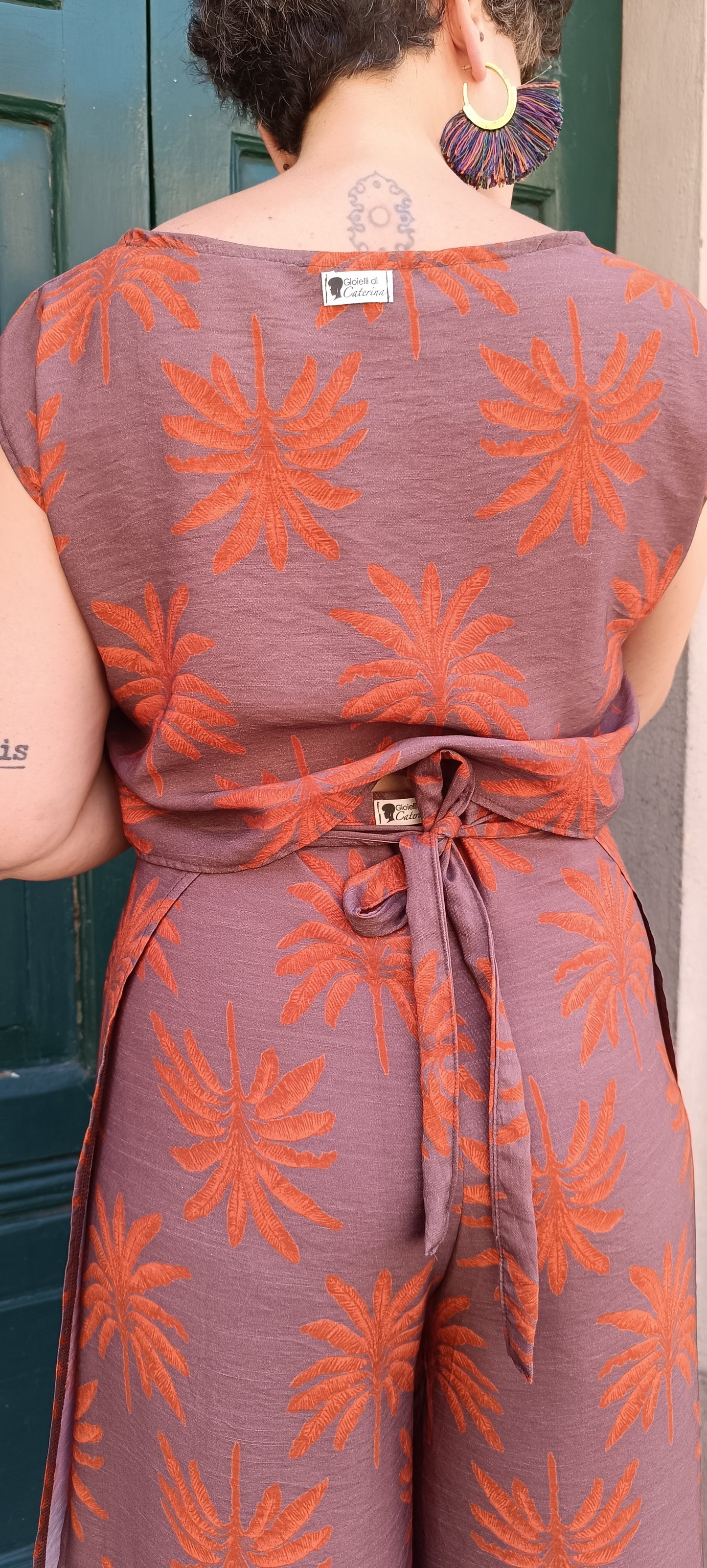 Blusa Vale corta palme