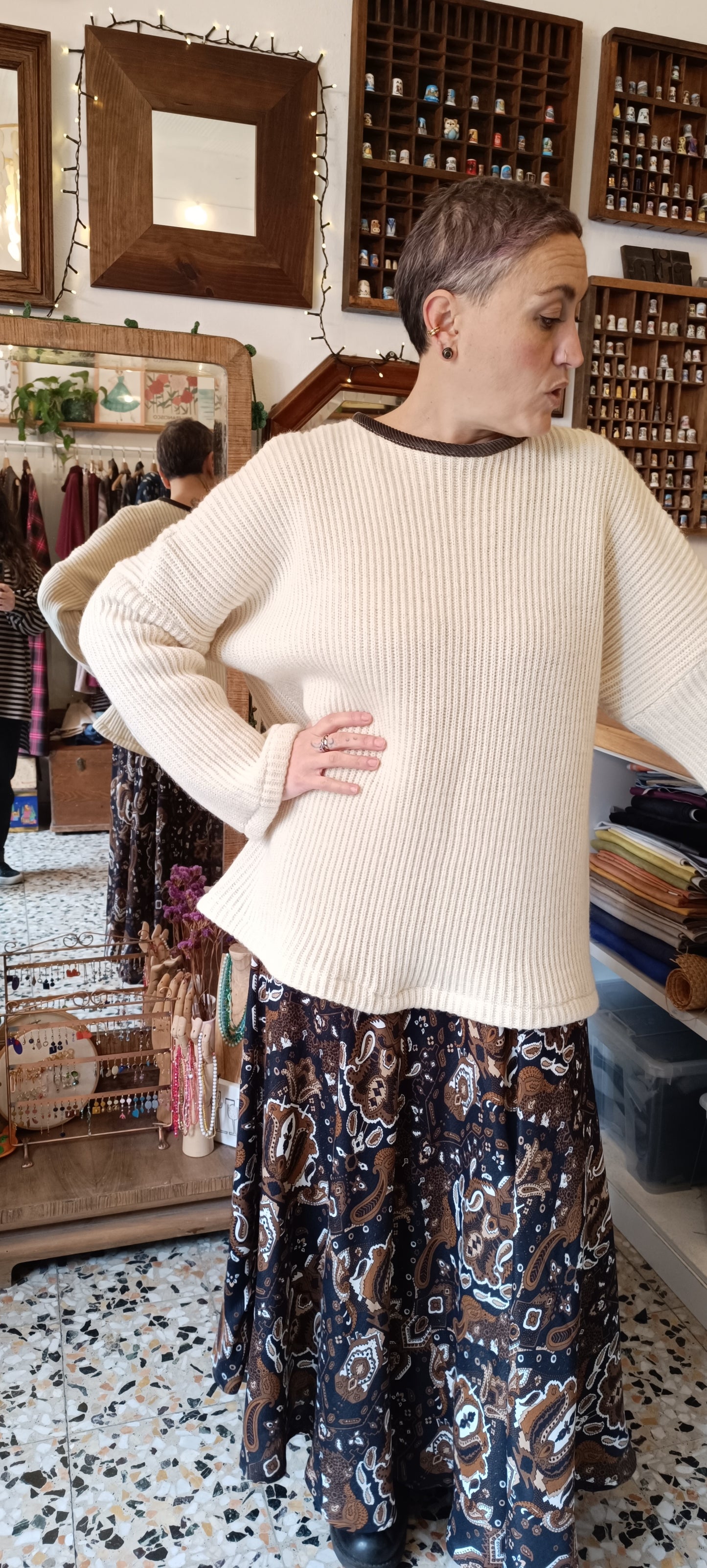 Maglioncino maglia inglese