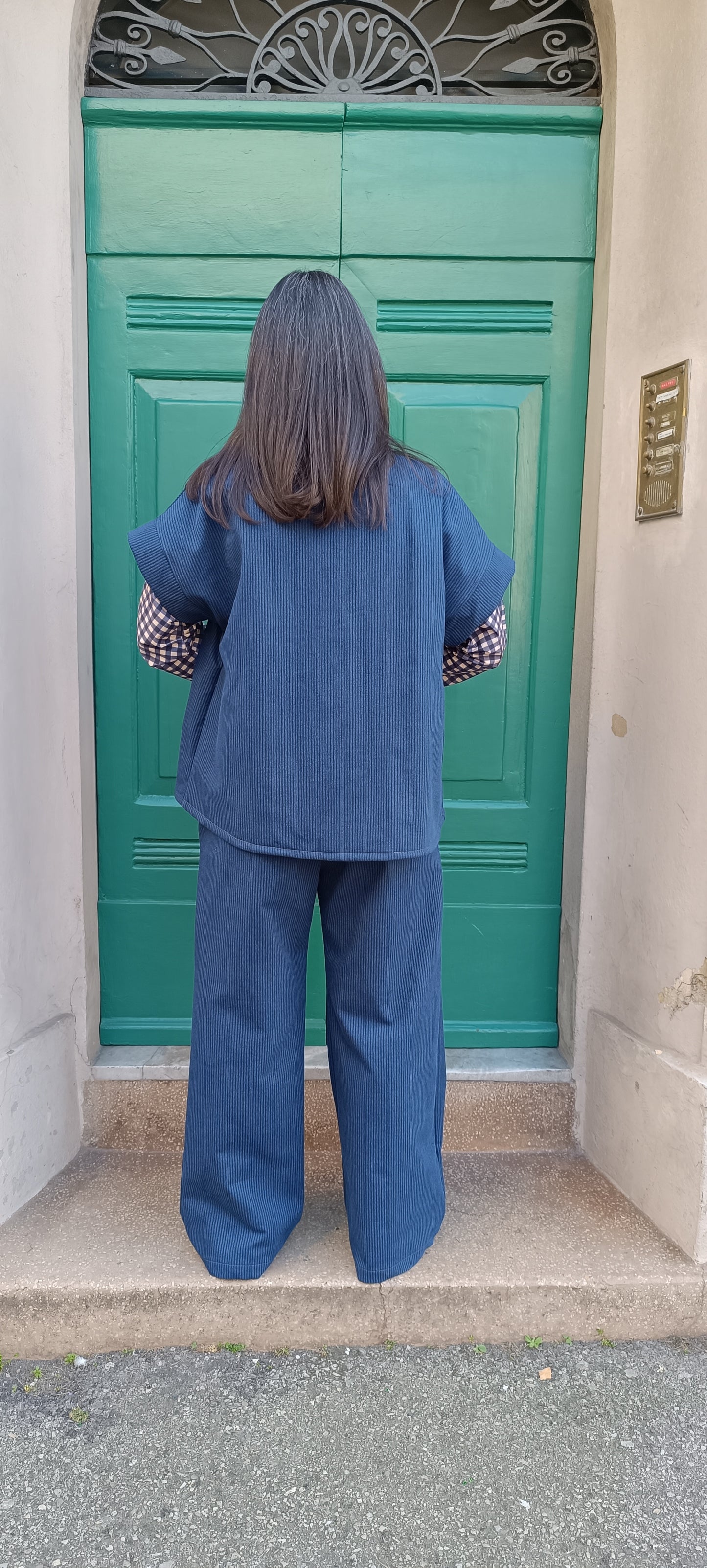 Panta denim righe