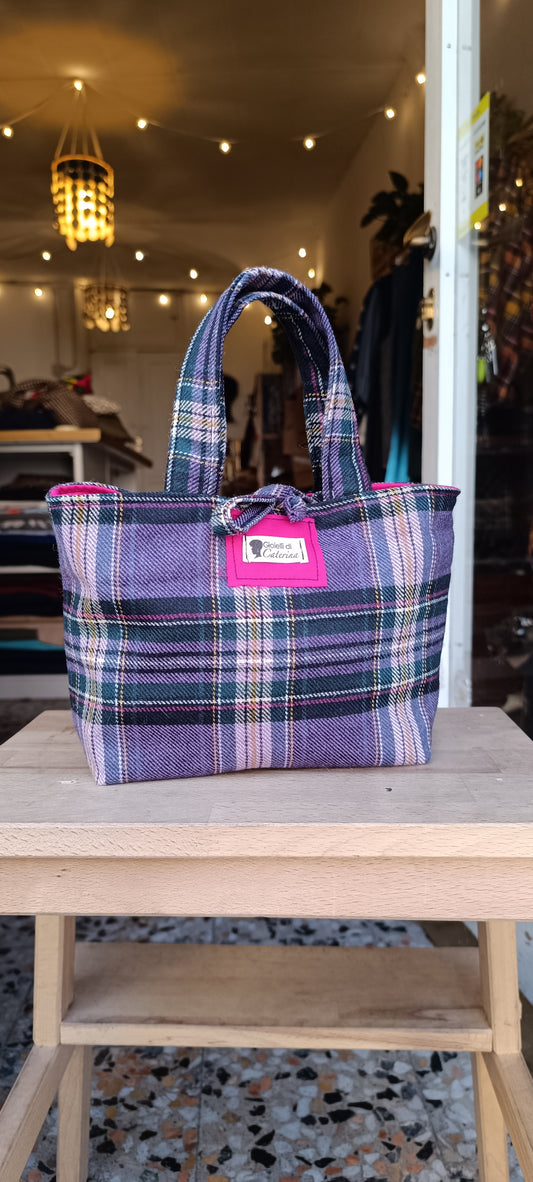 Bignè tartan fuxia