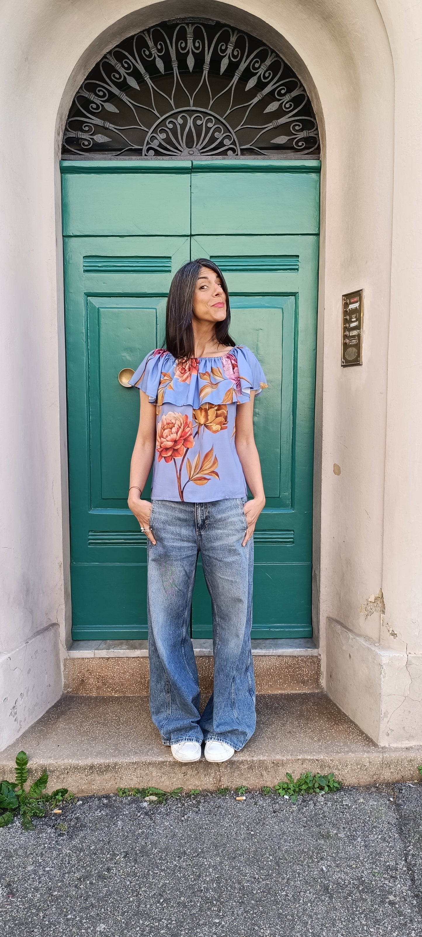 Blusa Sofia Loren Pervinca