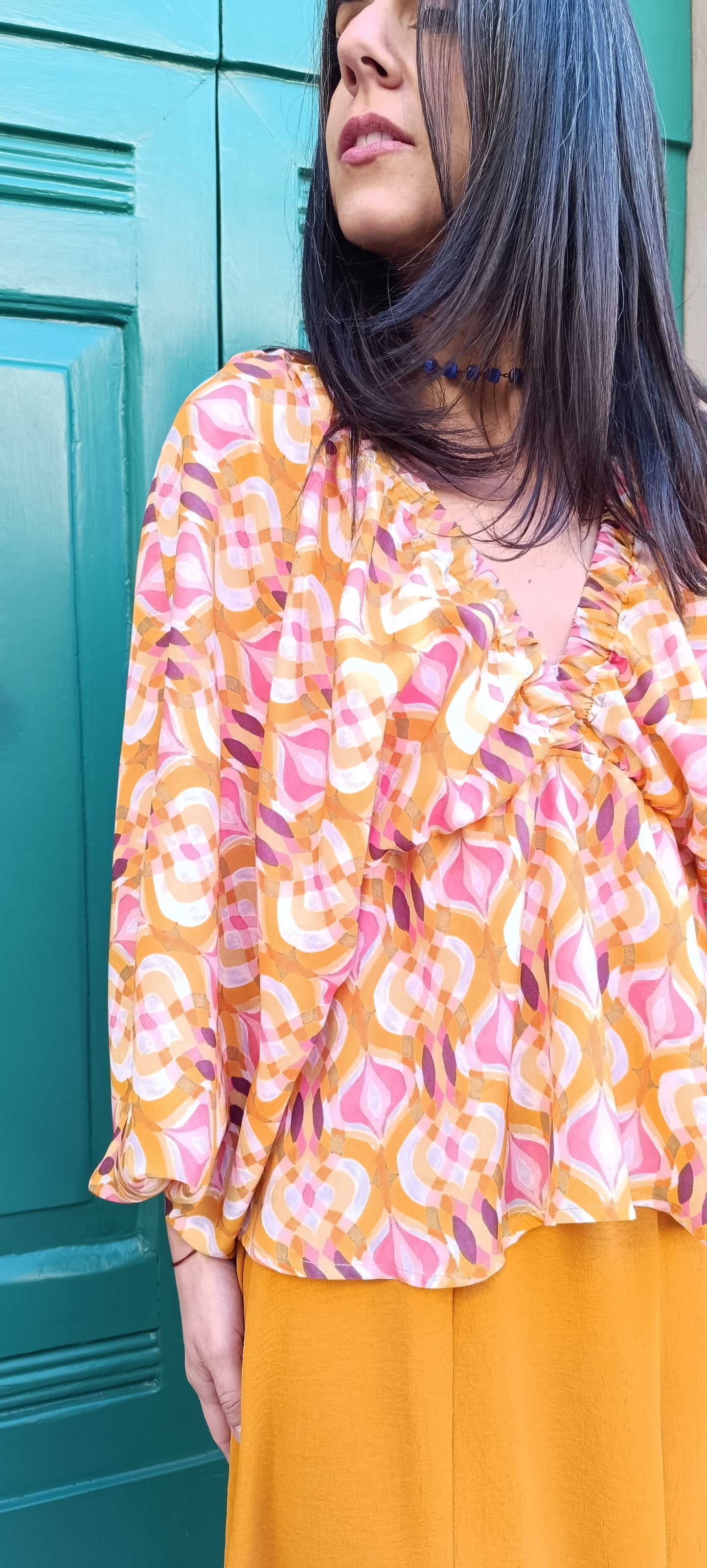 Blusa Voilá gialla