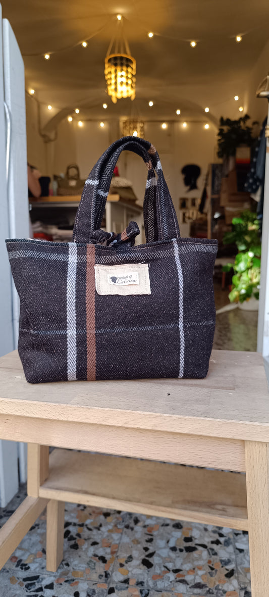 Bignè tartan marrone