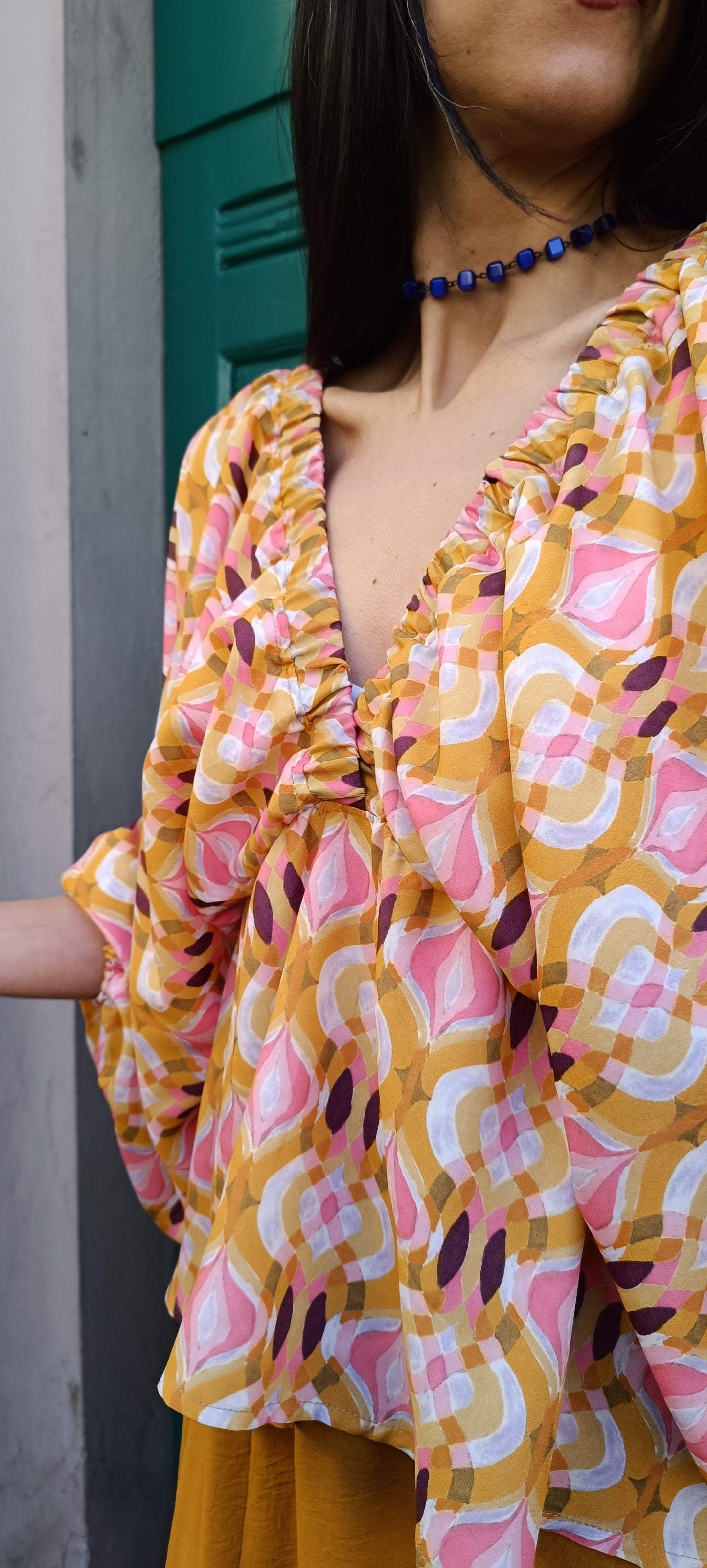Blusa Voilá gialla