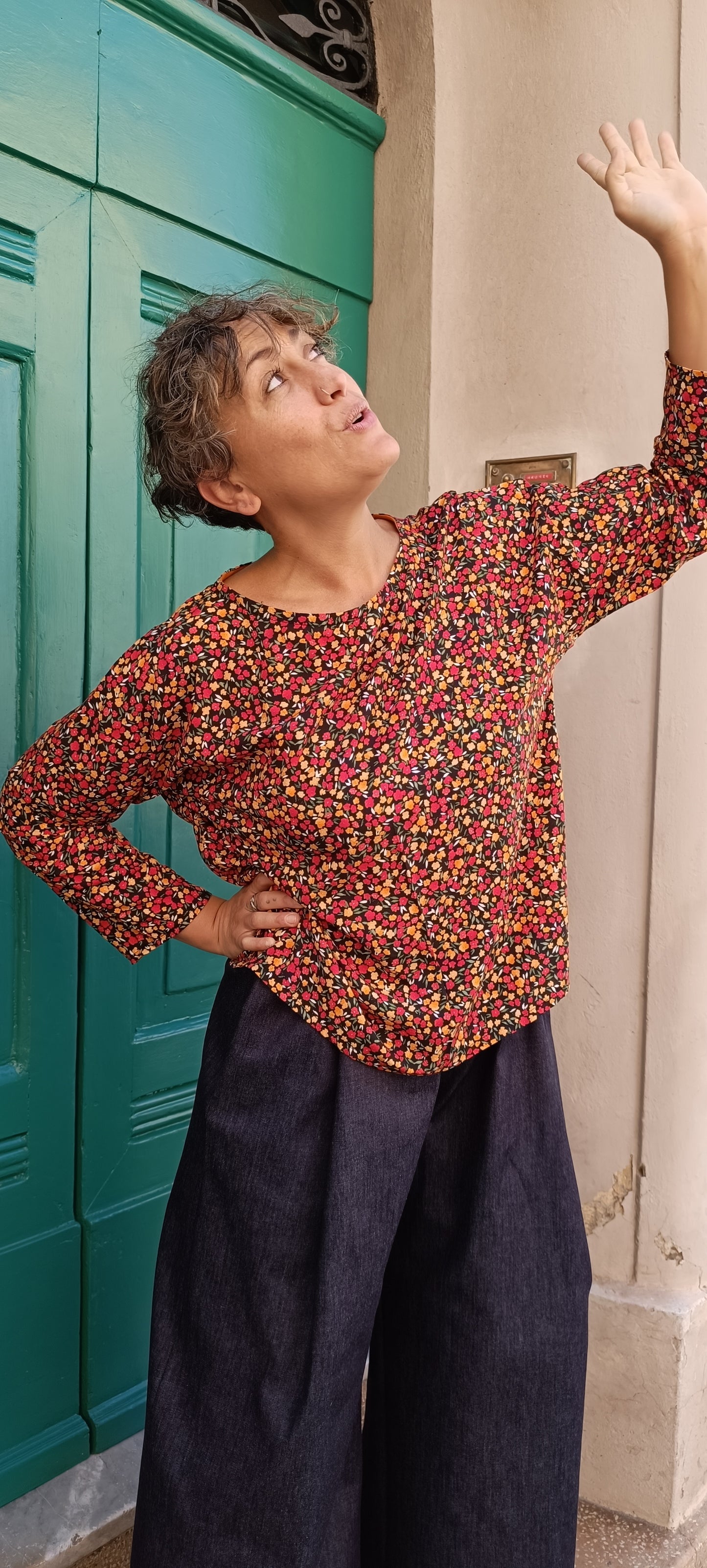 Blusa Vale tessuto Alida