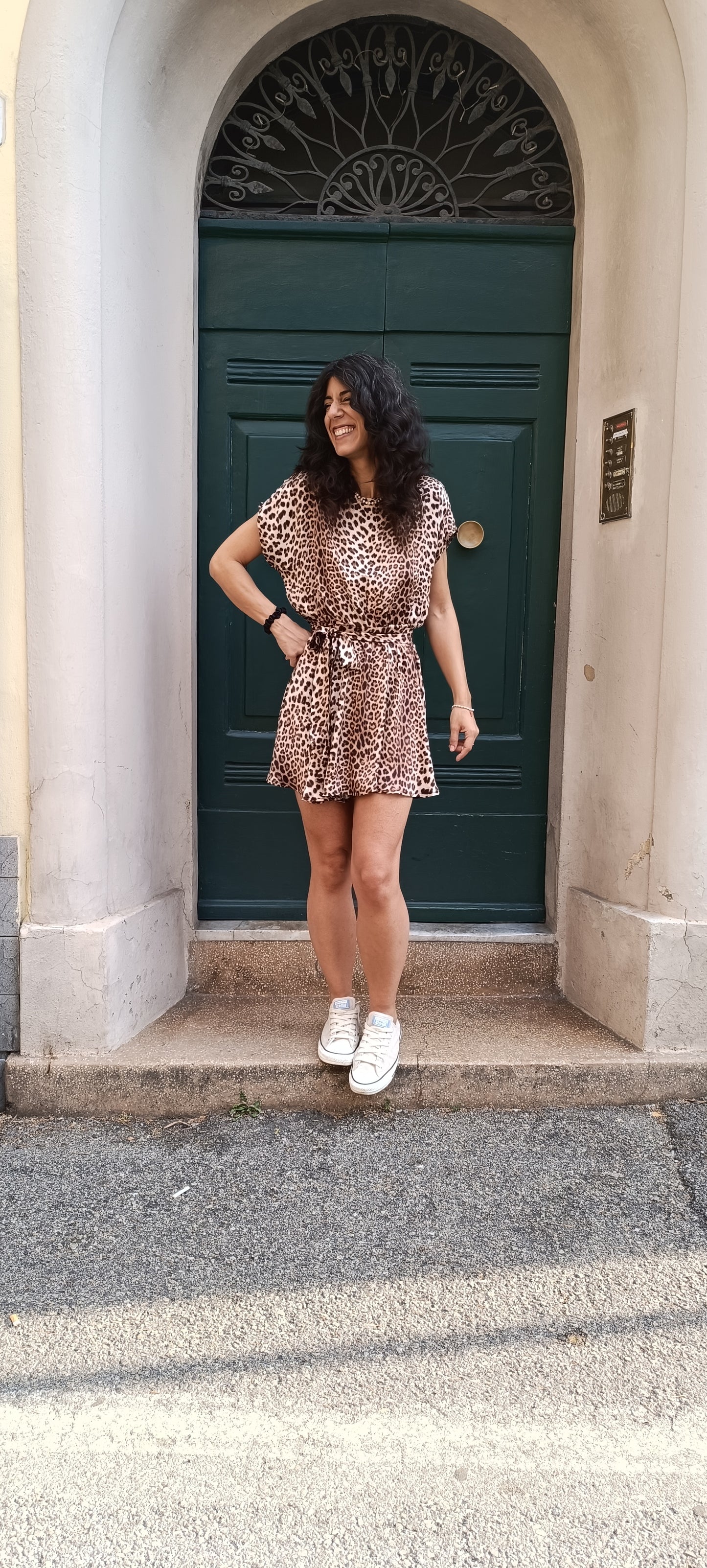 Abito Tulipano mini Leopardato