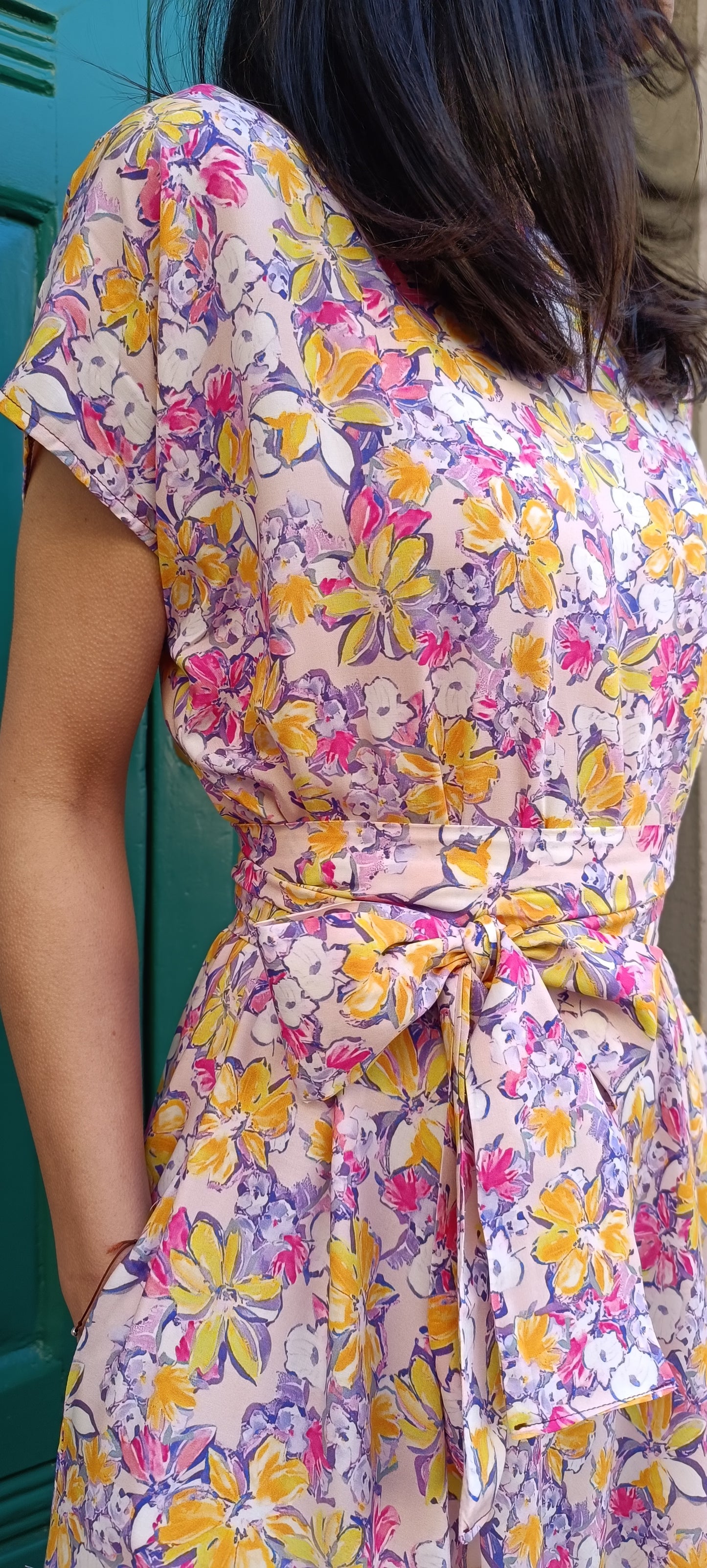 Abito Tulipano fiori rosa