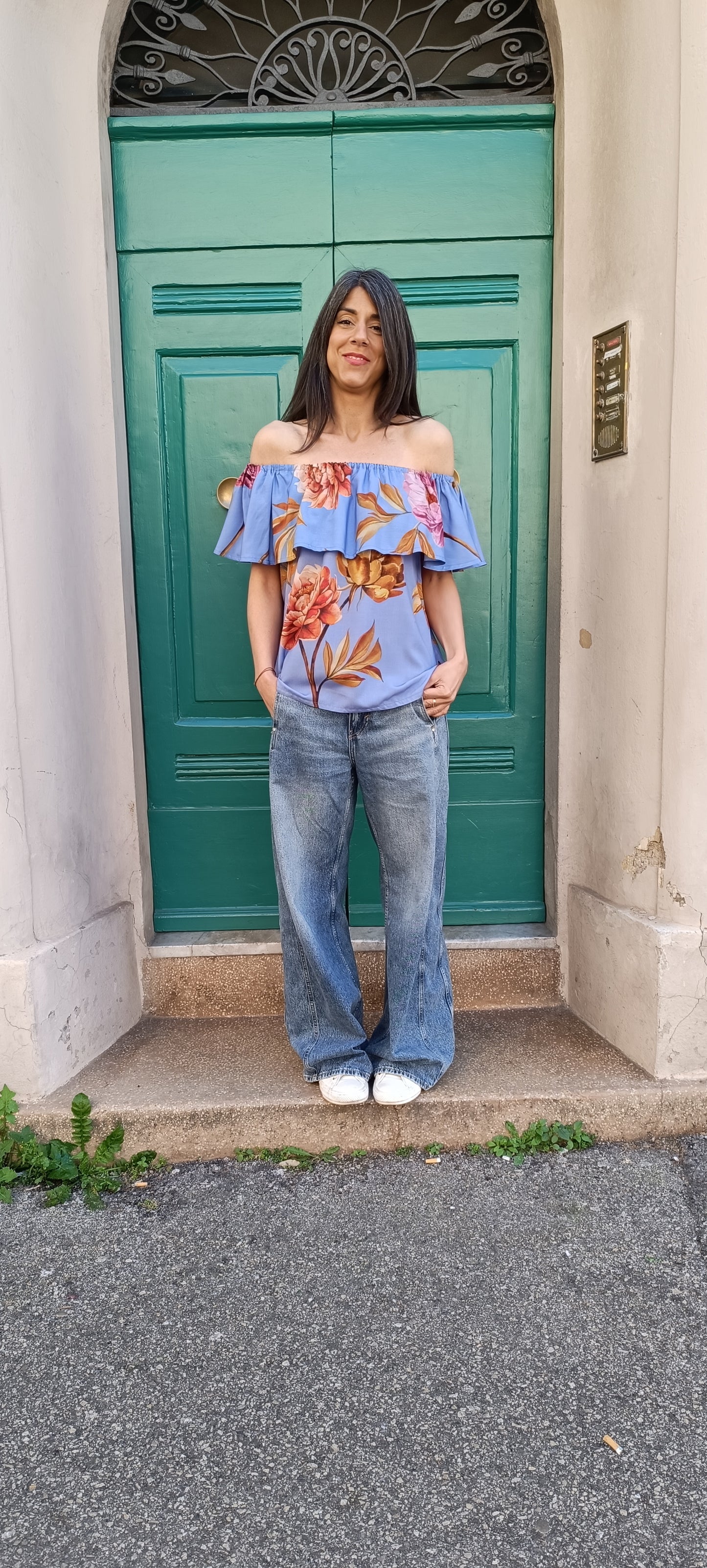 Blusa Sofia Loren Pervinca