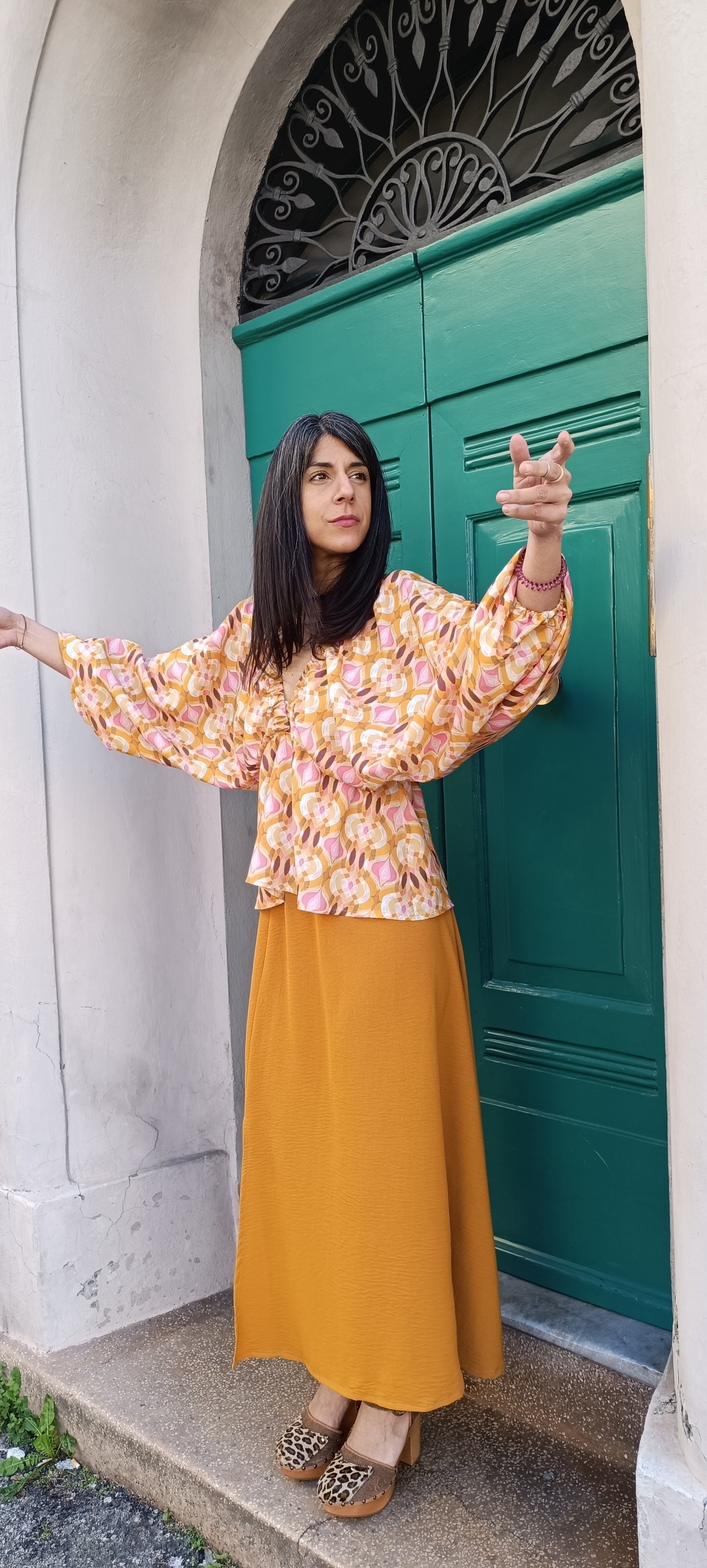 Blusa Voilá gialla