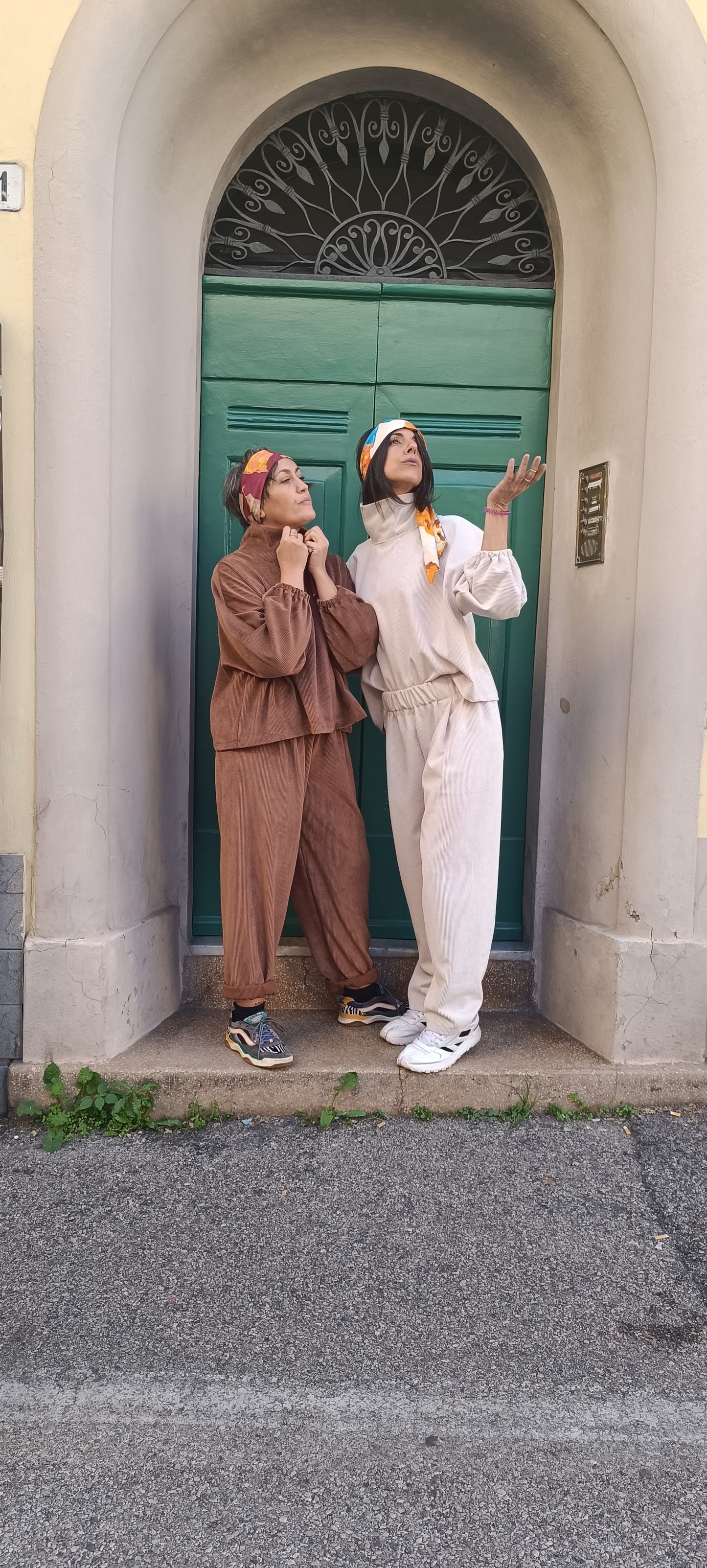 Panta Honolulu velluto panna