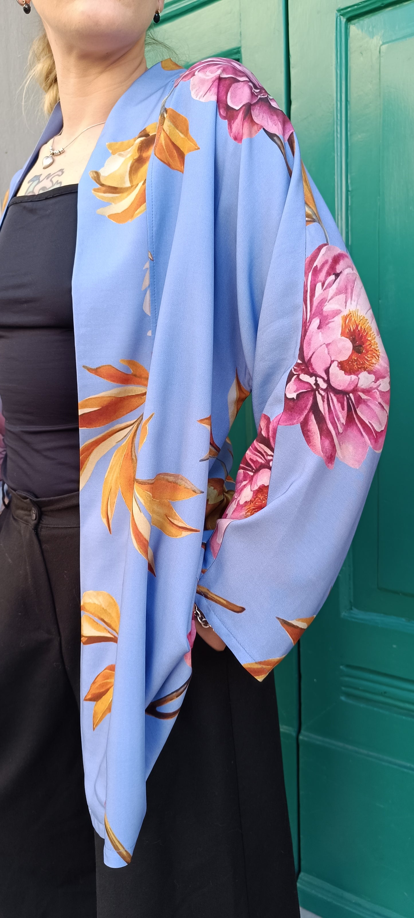Kimono manica lunga Pervinca