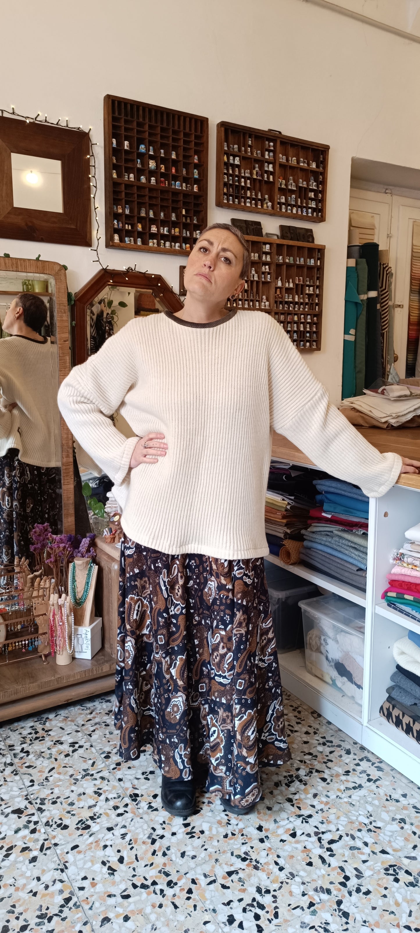 Maglioncino maglia inglese