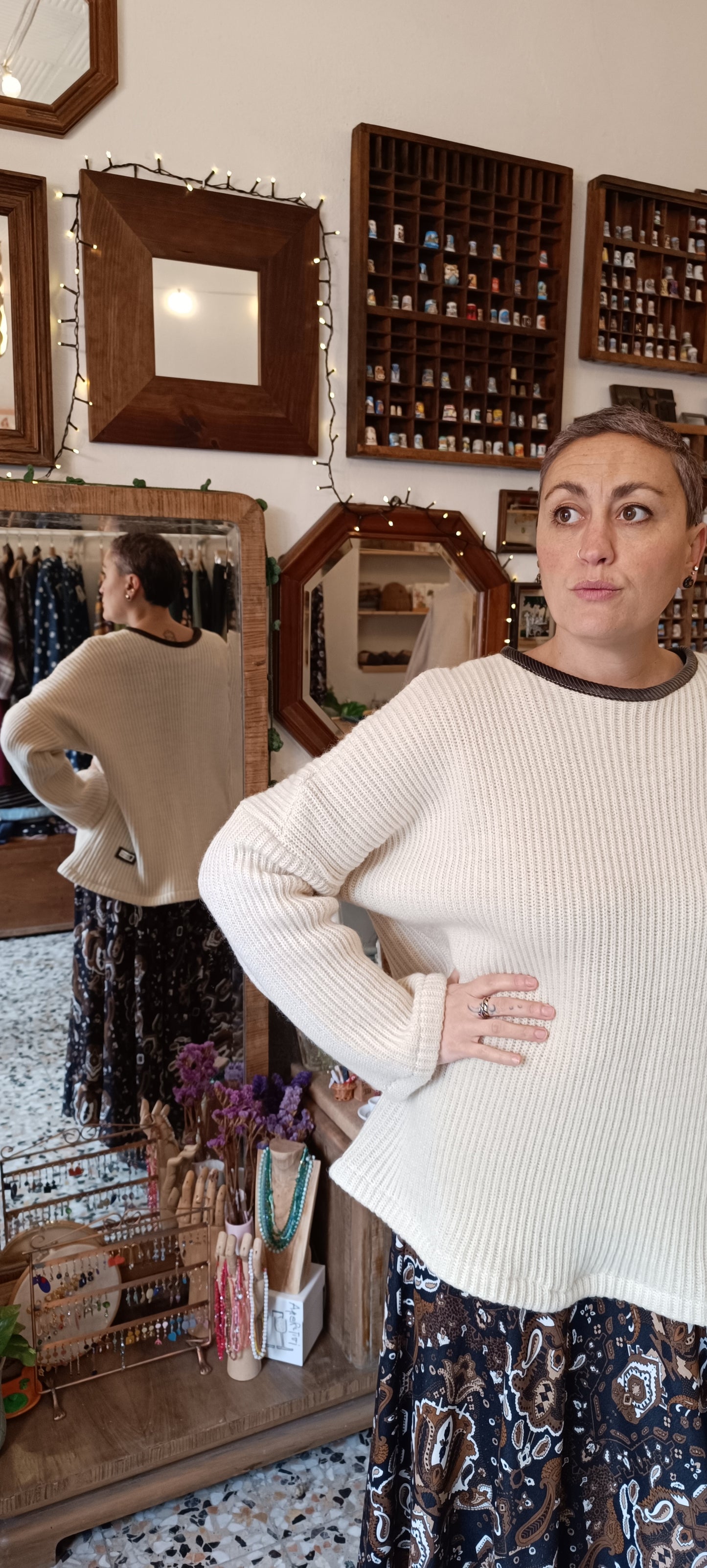 Maglioncino maglia inglese