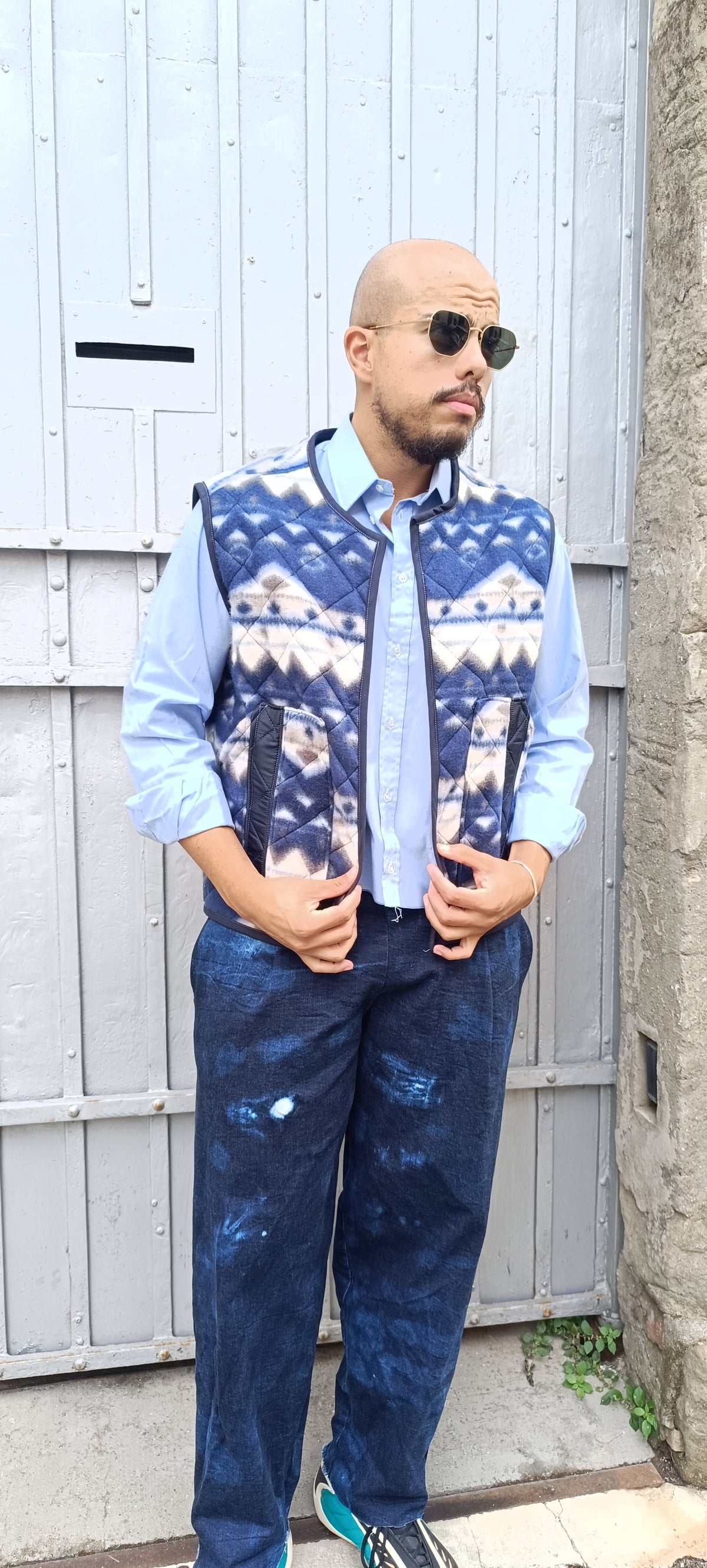 Gilet trapuntato