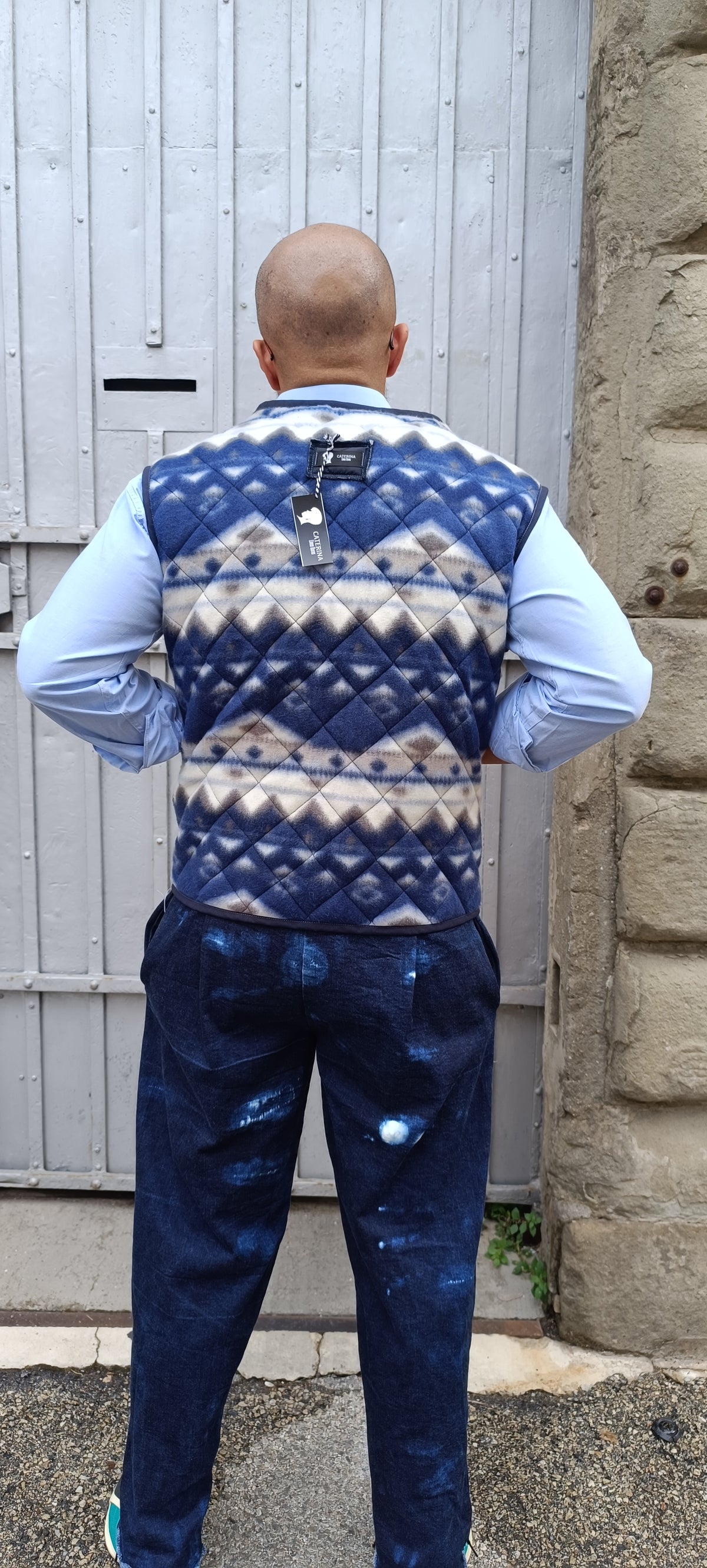 Gilet trapuntato