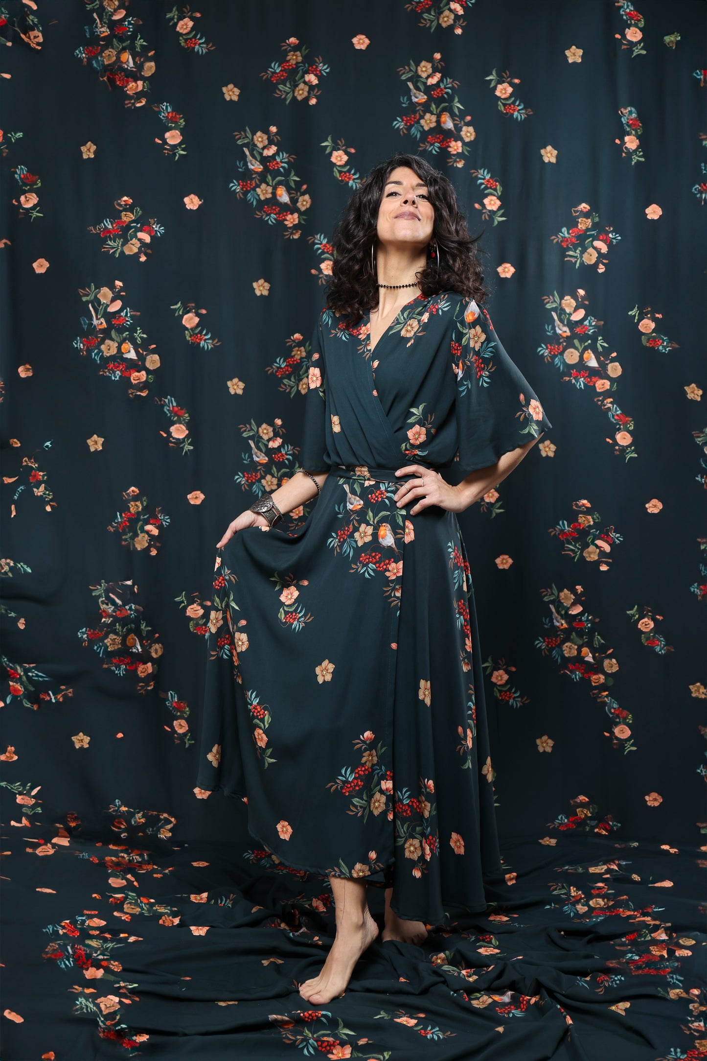 Abito Momo tessuto Alida