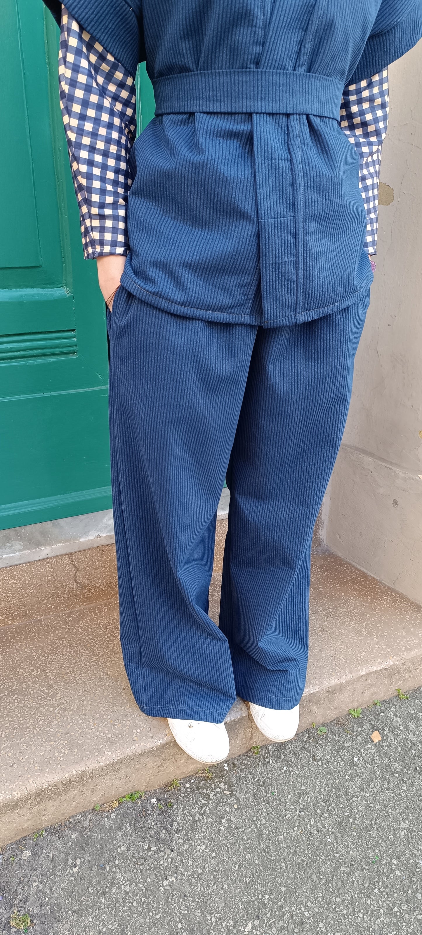 Panta denim righe