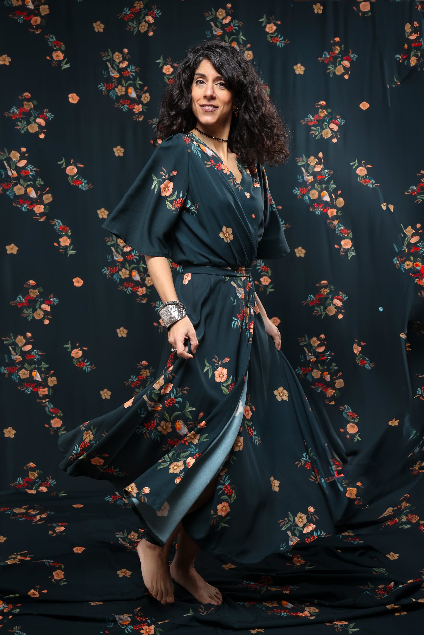 Abito Momo tessuto Alida